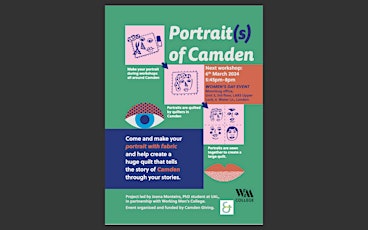 Portraits of Camden on International Women's Day primary image