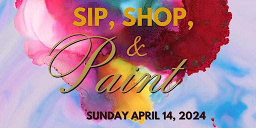 Imagem principal do evento Sip Paint N Shop Pop Up