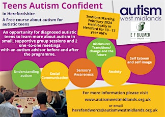 Herefordshire Teens Autism Confident