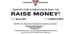 Image principale de BJ's  Restaurant Fundraiser