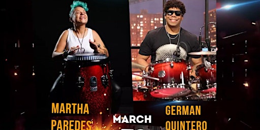 Immagine principale di Master Class Drums and Percussion by Martha Paredes & German Quintero 