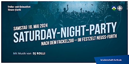 SATURDAY-NIGHT-PARTY 2024 | After-Fackelzug-Party | mit DJ  primärbild