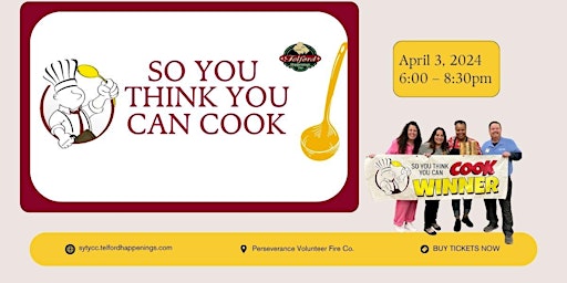 Primaire afbeelding van So You Think You Can Cook - Chef Sign Up