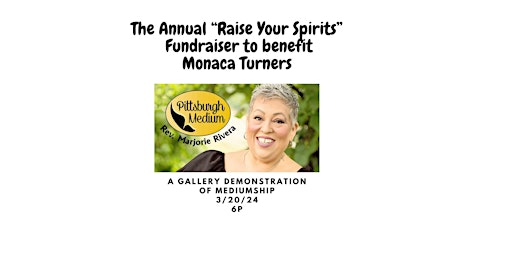 Primaire afbeelding van Raise your Spirits fundraiser to benefit Monaca Turners