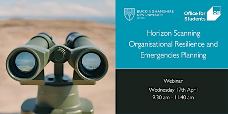 Horizon Scanning Organisational Resilience and Emergencies Planning Webinar