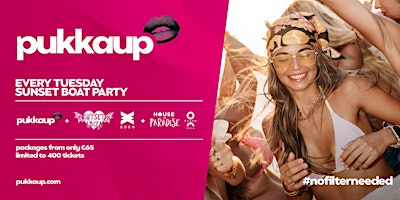 Imagem principal do evento Pukka Up Tuesday Ibiza Sunset Boat - 2024