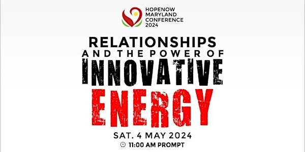 HOPENOW MARYLAND Relationship CONFERENCE 2024
