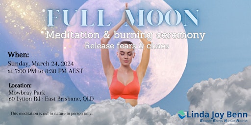 Full Moon Lunar Eclipse Meditation & burning ceremony-  Inperson primary image