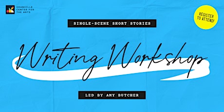 Writing Single-Scene Stories with Amy Butcher (Teens Workshop) primary image