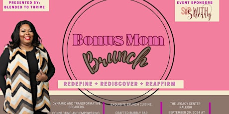 Bonus Mom Soirée: Redefine + Reaffirm + Rediscover