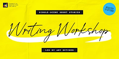 Writing Single-Scene Stories with Amy Butcher (Adults Workshop) primary image