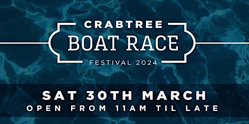 Primaire afbeelding van VIP Package - Crabtree Boat Race Festival 2024
