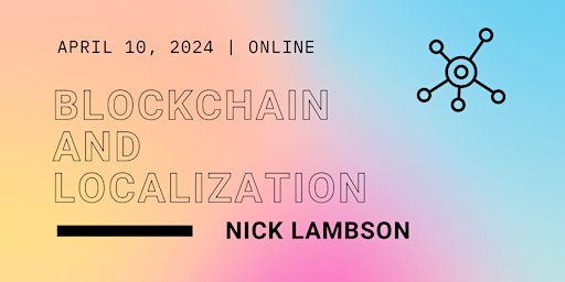 Blockchain and Localization Online Master Class  primärbild