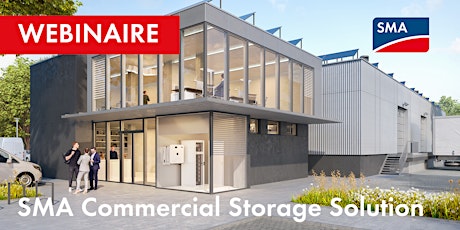 Webinaire : la nouvelle solution de stockage SMA Commercial Storage