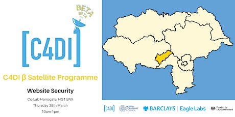 Primaire afbeelding van C4DI Beta Satellite Harrogate: Website Security