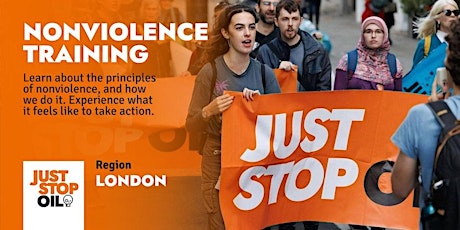 Hauptbild für CANCELLED Just Stop Oil Nonviolent Action Training - London