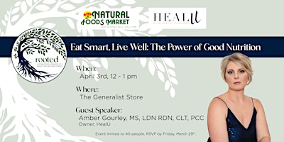 Image principale de Eat Smart, Live Well :  The Power of Good Nutrition