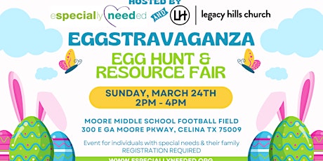 Imagem principal do evento Especially Needed 2024 Easter Egg Hunt & Resource Fair