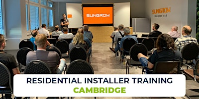 Imagem principal de Sungrow Residential Installer Training | Midsummer Cambridge