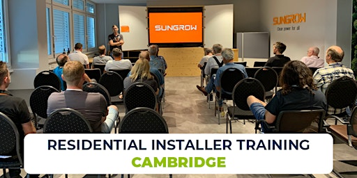 Immagine principale di Sungrow Residential Installer Training | Midsummer Cambridge 