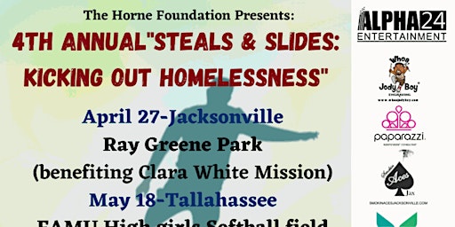 Primaire afbeelding van 4th Annual "Steals & Slides: Kicking Out Homelessness" kickball tournament