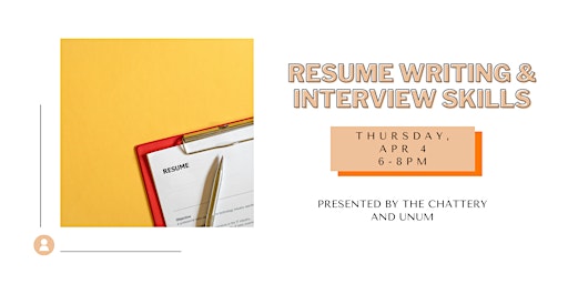 Resume Writing & Interview Skills - IN-PERSON CLASS primary image