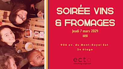 Imagem principal do evento 6@ 8 Vin et Fromage chez ECTO !