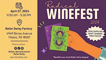 WBSRD Presents: 3rd Annual Radical Wine Fest 2024