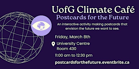 UofG Climate Café: Postcards for the Future primary image