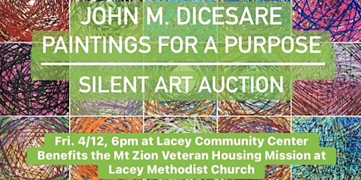 Imagem principal do evento Paintings For A Purpose: Art Auction to Benefit Homeless Veterans