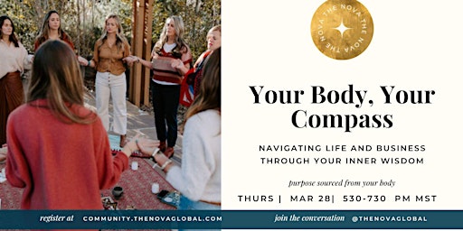 Imagem principal do evento Your Body, Your Compass: Navigating Life and Business with Inner Wisdom
