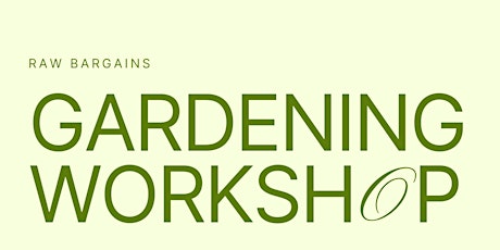 Gardening Workshop primary image