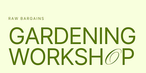 Hauptbild für Gardening Workshop