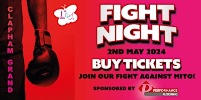 Image principale de Fight Night For The Lily Foundation 2024