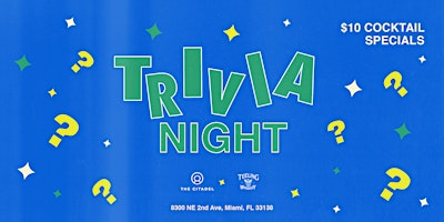 Imagen principal de Trivia Tuesday @ The Citadel