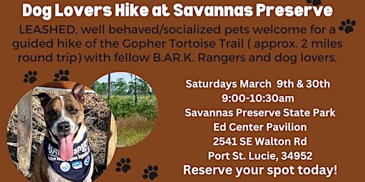 Dog Lovers Hike of Gopher Tortoise Trail primary image