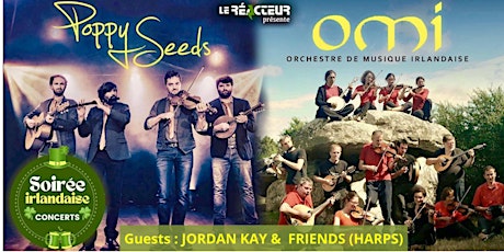 Imagem principal do evento Soirée irlandaise  -O.M.I  + Poppy Seeds +Jordan Kay & Friends/ Le Réacteur