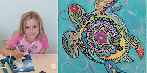 Hauptbild für Kids Spring Break SEA TURTLE PAINTING CLASS FOR Kiddos ages 6 and up