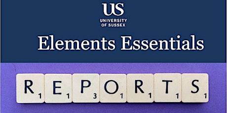 Elements Essentials: Reports