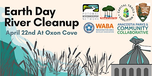 Imagem principal de 2024 Oxon Cove Earth Day River Cleanup