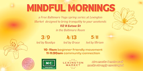 Mindful Mornings - Yoga and Wellness Sessions