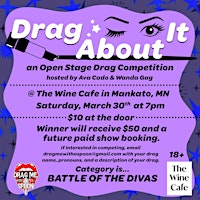 Imagem principal do evento Drag About It:  Battle of the Divas Edition!