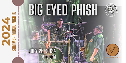 Primaire afbeelding van Dave Matthew's Tribute Band (Big Eyed Phish) at Treleaven