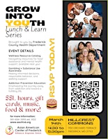 Image principale de Grow into Youth! Lunch & Learn Series