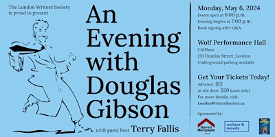 An Evening with Douglas Gibson primary image