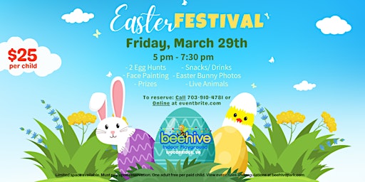 Imagem principal do evento Beehive Park Easter Festival