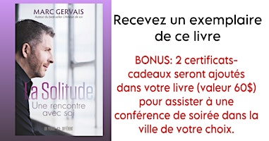 Primaire afbeelding van La Solitude - Recevez ce livre par la poste + bonus 2 billets