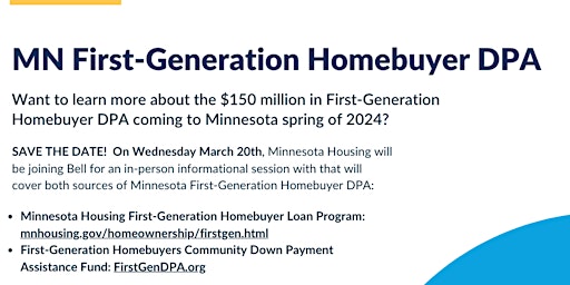 MN First-Generation Homebuyer DPA primary image