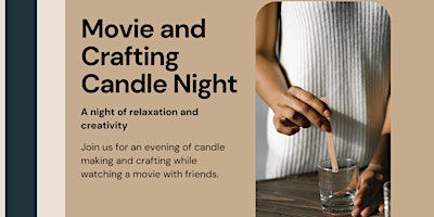 Primaire afbeelding van Movie and Candle Making Date Night