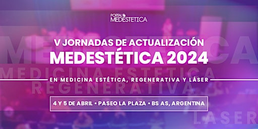Imagem principal do evento V Jornadas de Actualización Medestética 2024